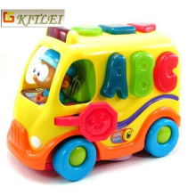 Baby Intelligence Toys ABS Material Colorful Cartoon Car Toy